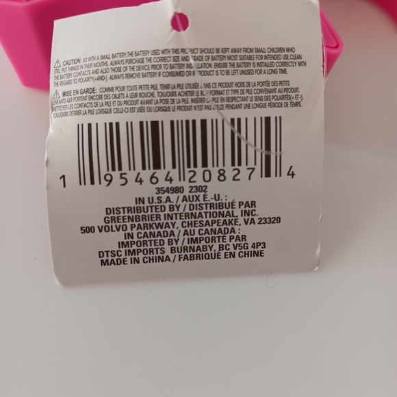 NEW Greenbriar Intl. Unicorn Decor Mini Light Standup Battery Operated Pink 3" - Picture 5 of 6